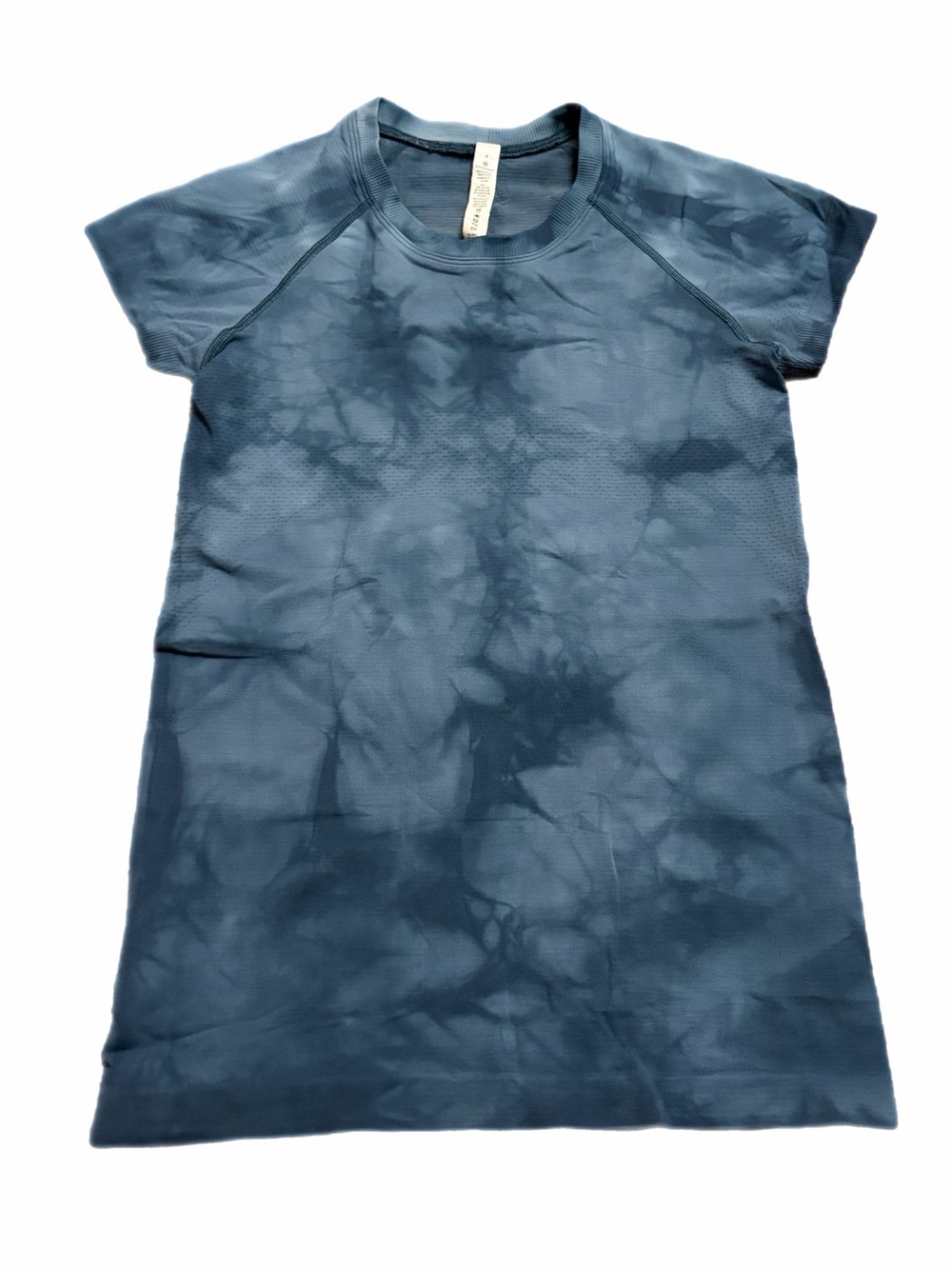 NWOT Lululemon Swiftly Tech Short-Sleeve Shirt 2.0 (Marble Dye Commander Blue) 4